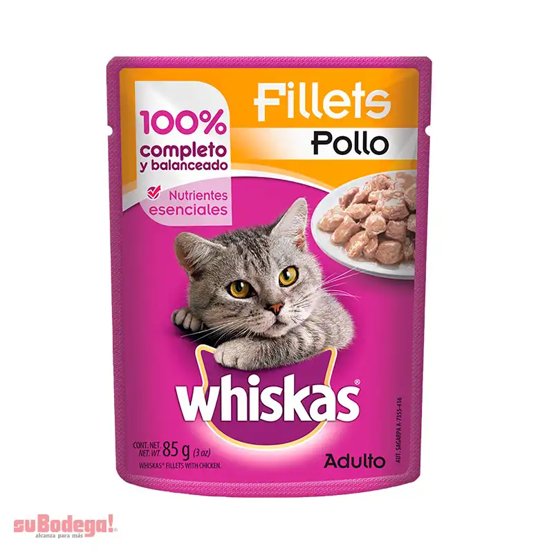 Alimento Whiskas Pollo 85 gr.