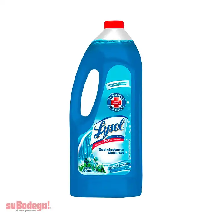 Desinfectante Lysol Pure Marine 820 ml.