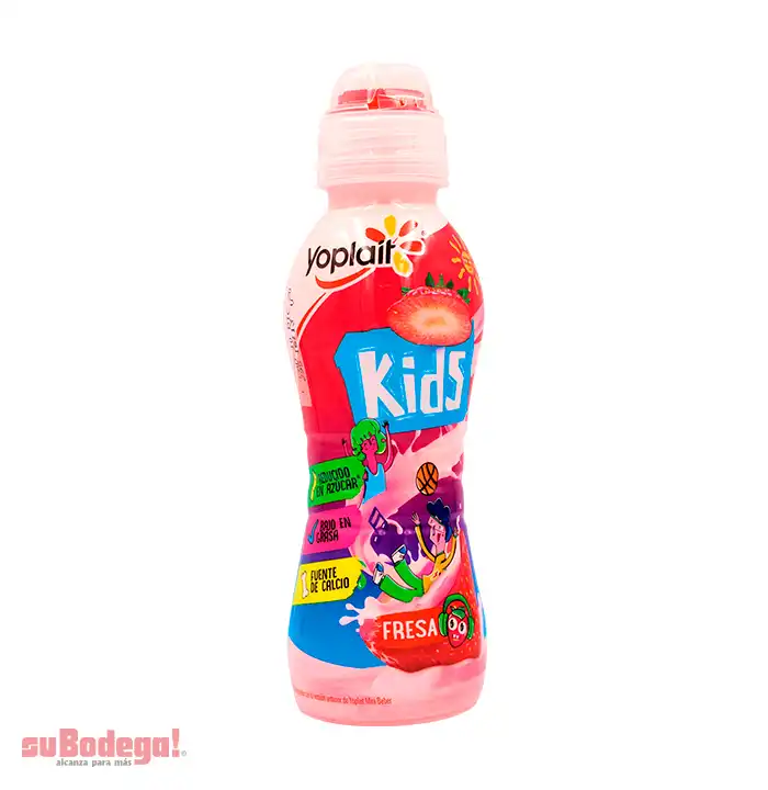 Yoghurt Yoplait Fresa Kids para Beber 220 ml.