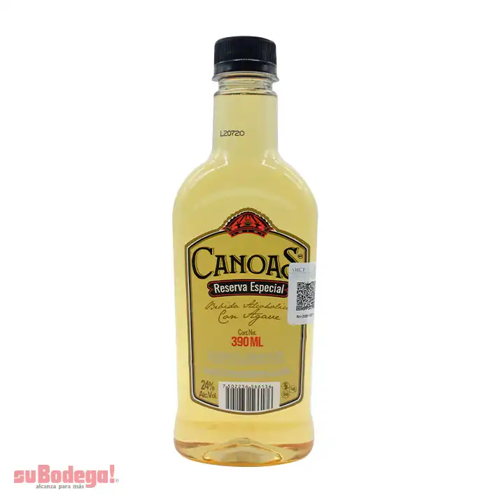 Licor de Agave Canoas 390 ml.