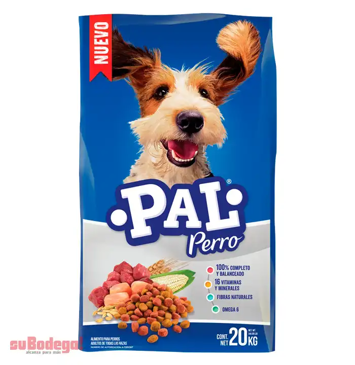 Alimento Pal Perro 20 kg.