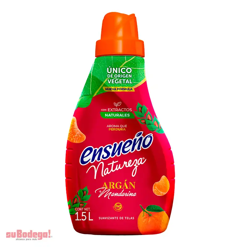 Suavizante Ensueño Natureza Argan Mandarina 1.5 lt.