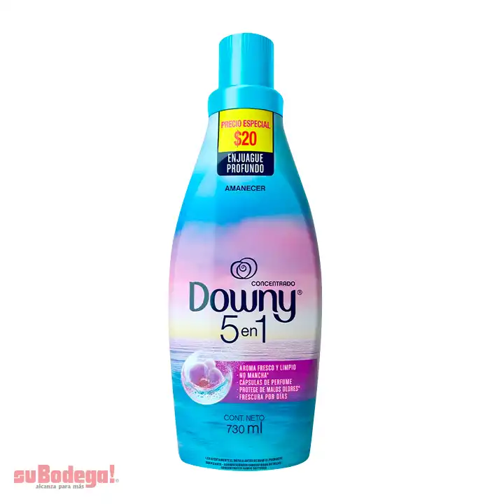 Suavizante Downy Libre Enjuague Amanecer 730 ml.