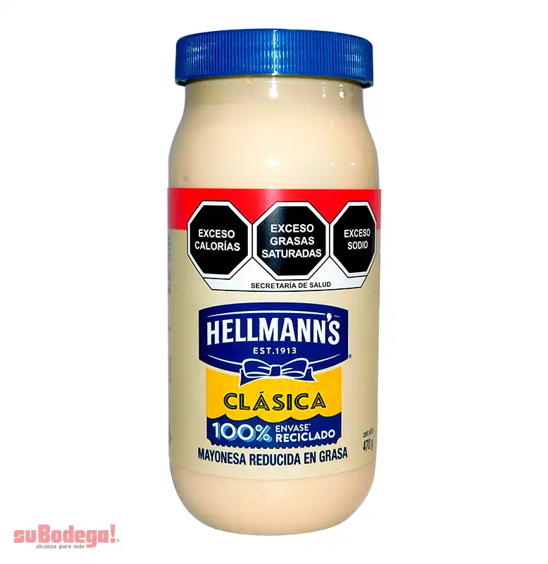 Mayonesa Hellmanns Clásica 470 gr.