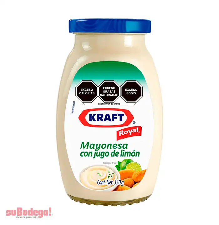 Mayonesa Kraft Royal con Limón 330 gr.