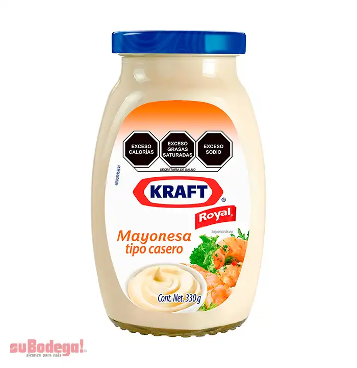 Mayonesa Kraft Royal Casero 330 gr.