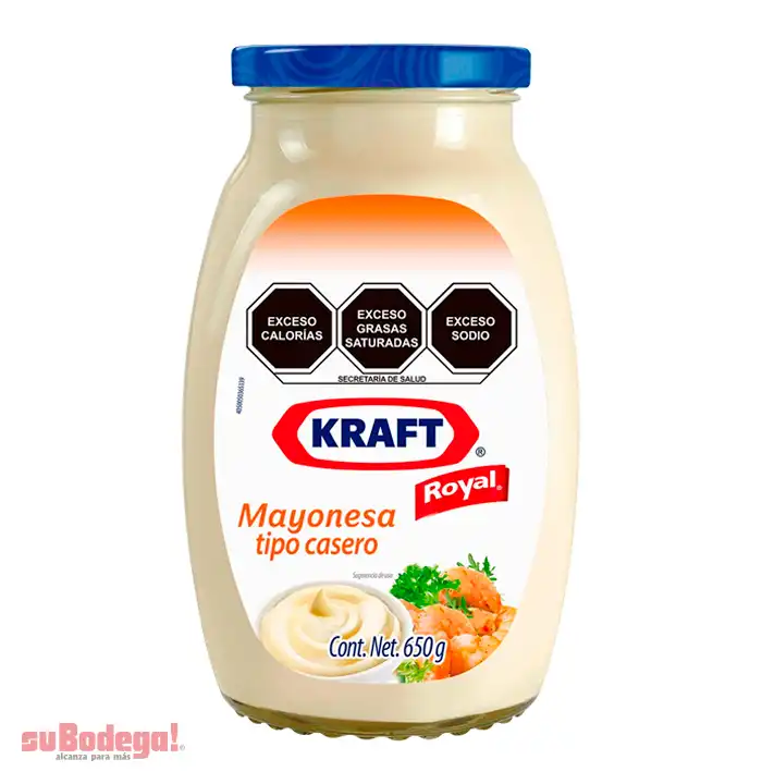 Mayonesa Kraft Royal Casero 650 gr.