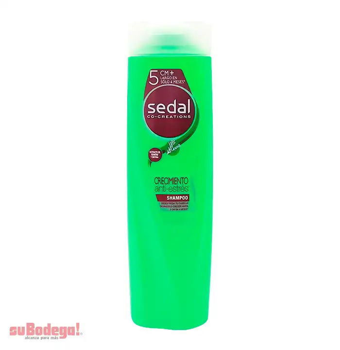 Shampoo Sedal Crecimiento Anti Estrés 300 ml.