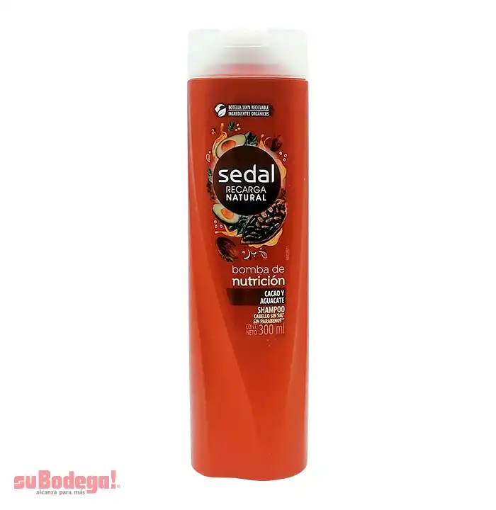 Shampoo Sedal Bomba de Nutrición 300 ml.