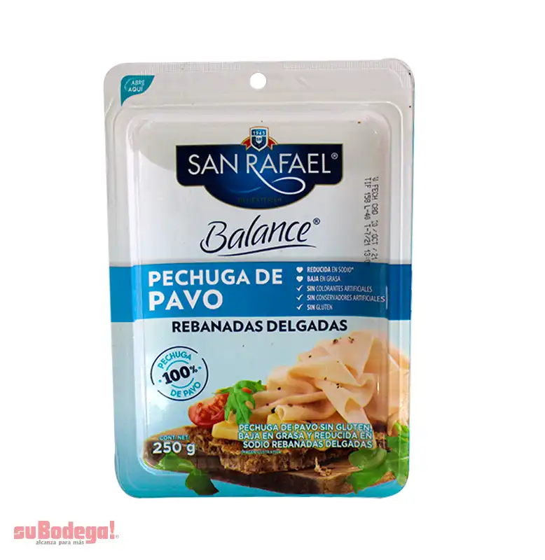 Pechuga de Pavo Balance San Rafael 250 gr.