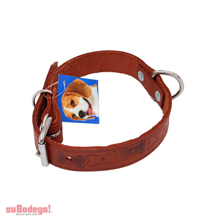 Collar para Perro Fancy Pets Piel 3 cm.