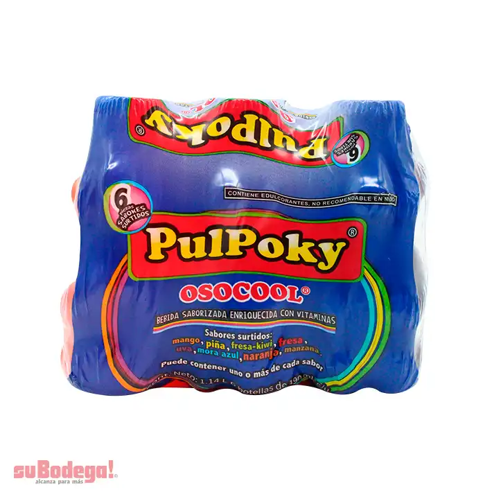 Bebida Poky Surtido 6/190 ml.