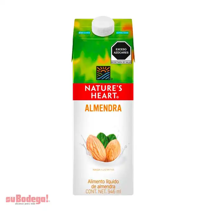 Alimento Líquido Natures Heart Almendra 946 ml.