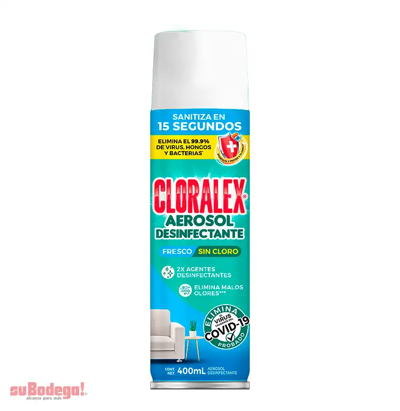 Desinfectante Cloralex Aerosol 400 ml.