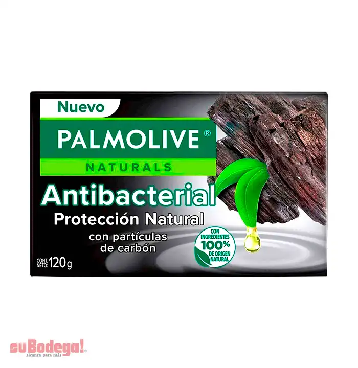 Jabón de Tocador Palmolive Naturals Carbón Activado 120 gr.