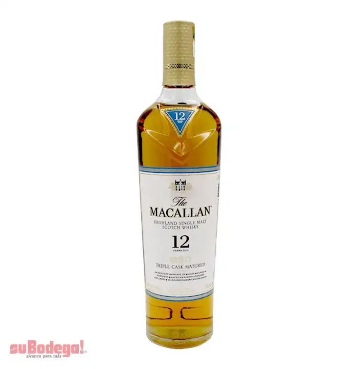 Whisky The Macallan 12 Años Single Malt 700 ml.