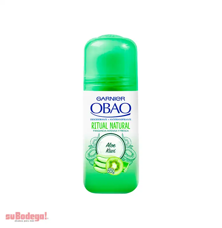Desodorante Obao Mujer Aloe Kiwi Roll On 65 gr.