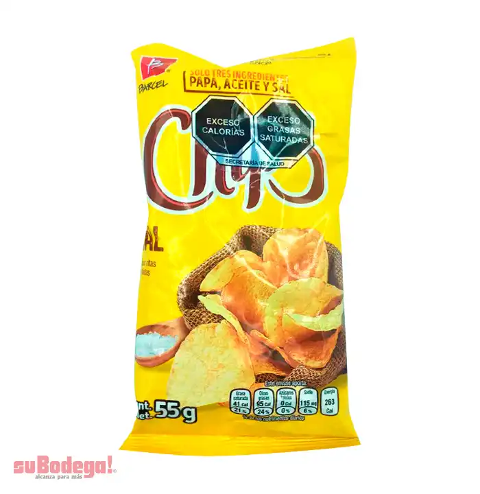 Barcel Chips Sal 55 gr.