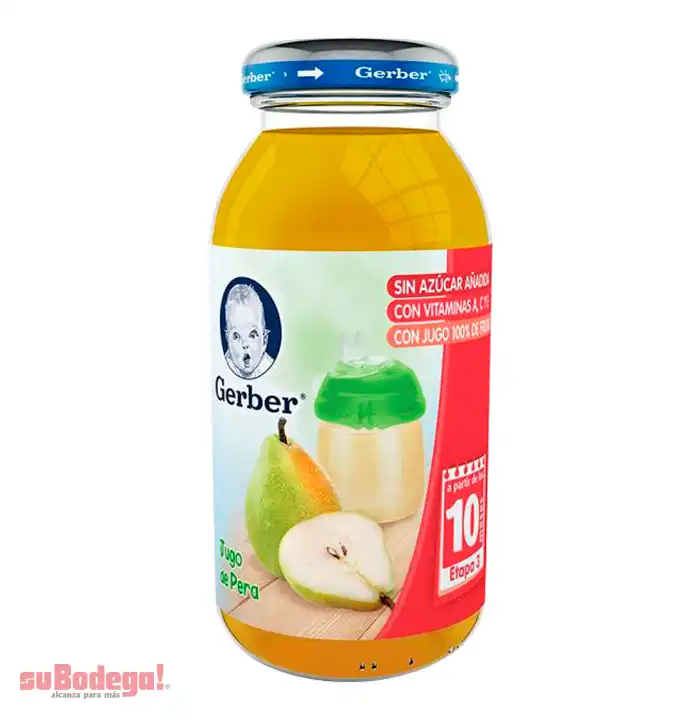 Gerber Jugo Pera Etapa 3 237 ml.