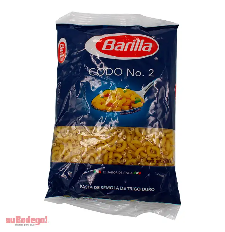 Pasta Barilla Codo Número 2 200 gr.