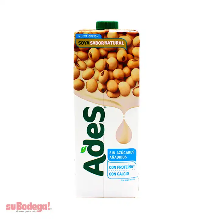 Alimento Líquido Ades Soya Natural 946 ml.