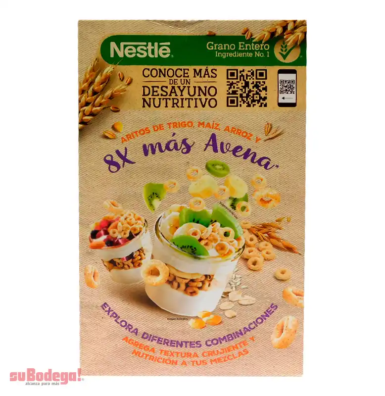 Cereal Nestlé Cheerios Avena y Más Granos 420 gr. | suBodega! alcanza para  más