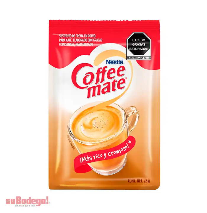 Sustituto de Crema Coffee Mate 72 gr.