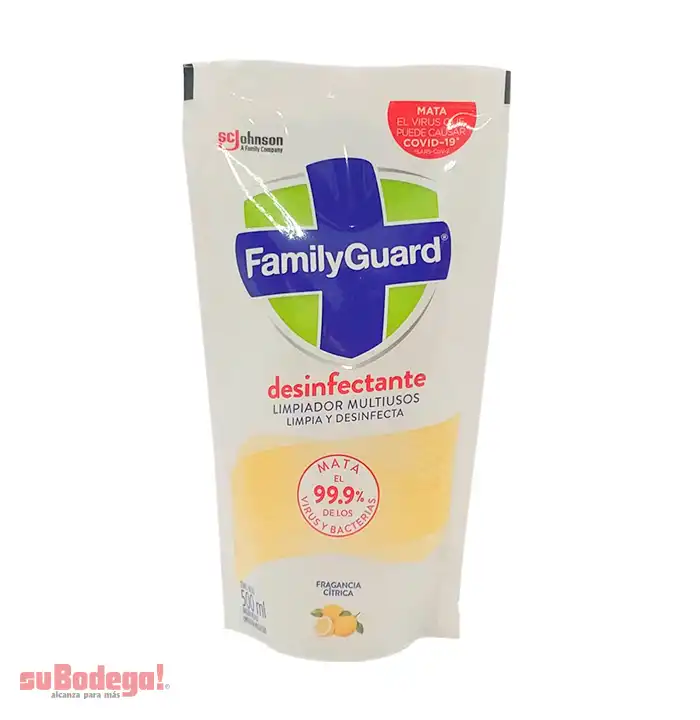 Desinfectante Family Guard Citrus Doy Pack 500 ml.