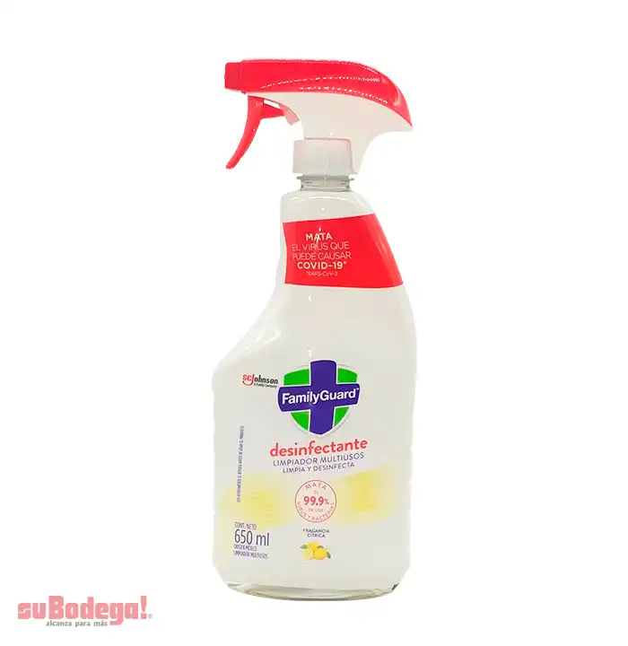 Desinfectante Family Guard Citrus Spray 650 ml.
