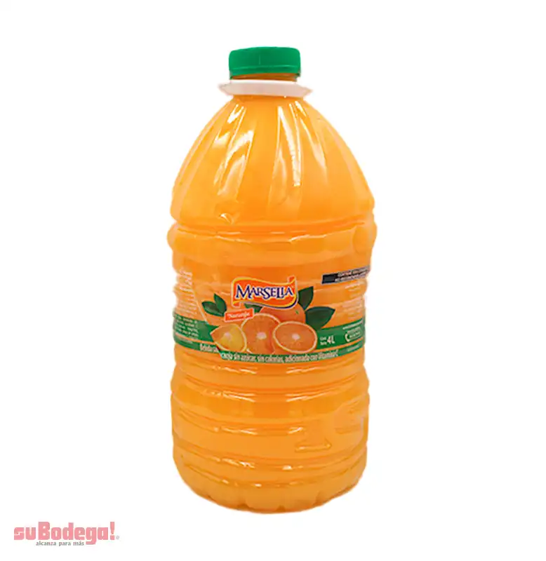 Bebida Marsella Naranja 4 lt.