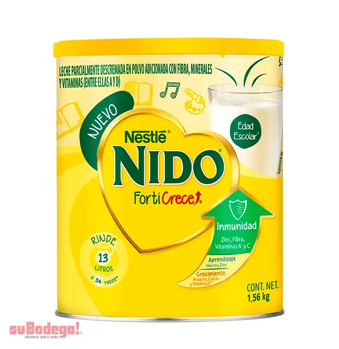 Leche Nido Forticrece Lata 1.56 kg.