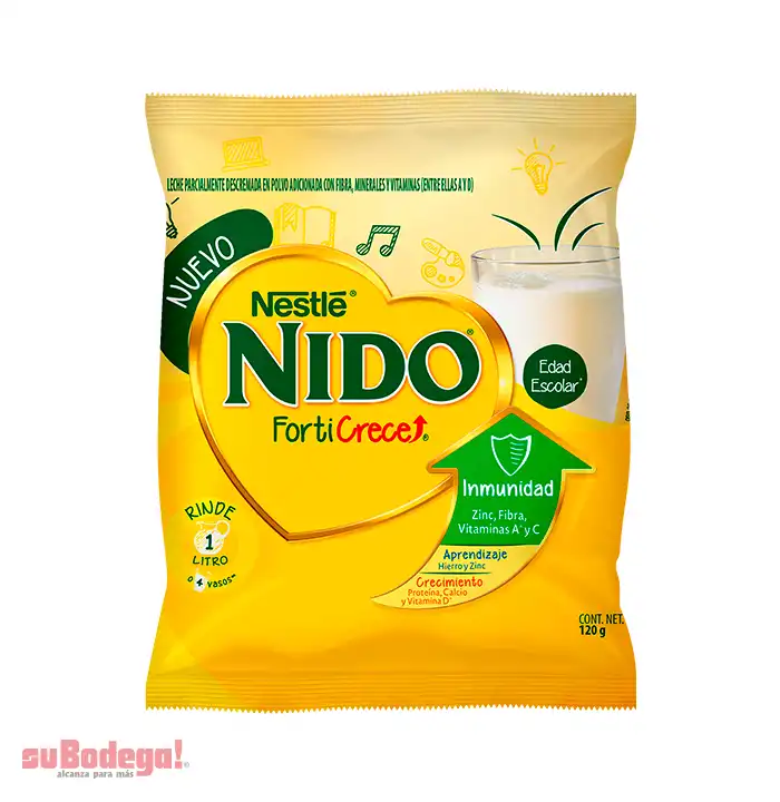 Leche Nido Forticrece Bolsa 120 gr.