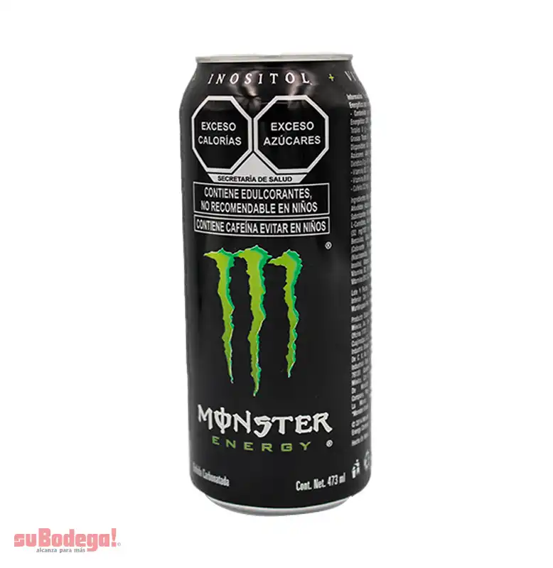 Bebida Energizante monster 473 ml.