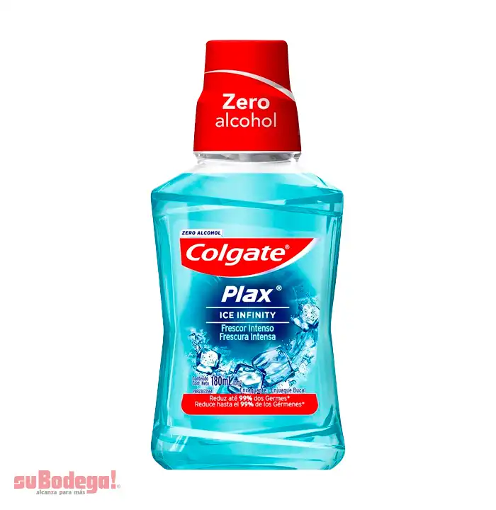 Enjuague Bucal Colgate Plax Ice Infinity 180 ml.