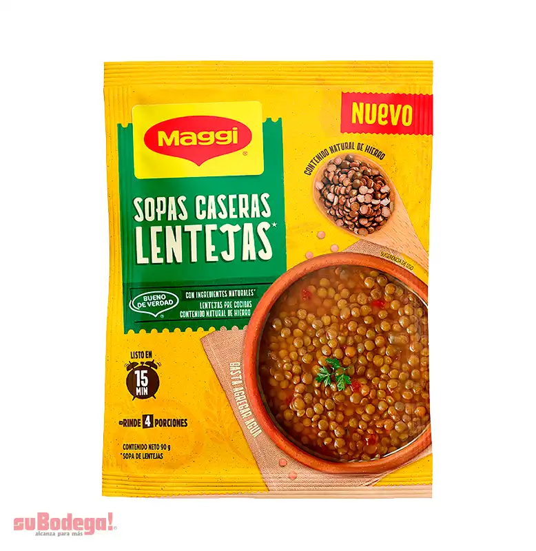 Sopa Maggi Lentejas 90 gr.