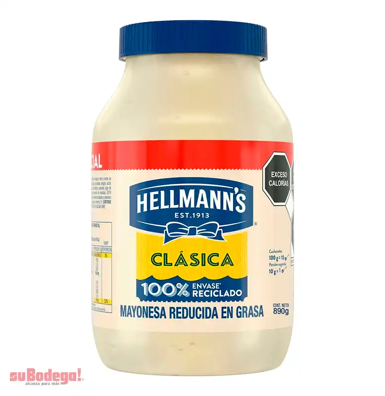 Mayonesa Hellmanns Clásica 890 gr.