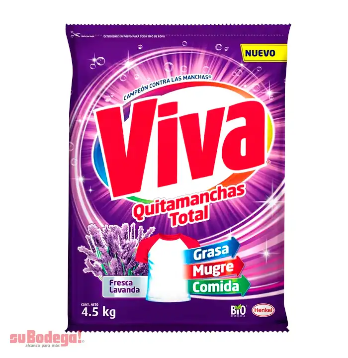 Detergente Viva Lavanda 4.5 kg.