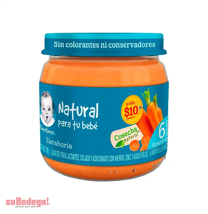 Gerber Colado Zanahoria Etapa 2 100 gr.