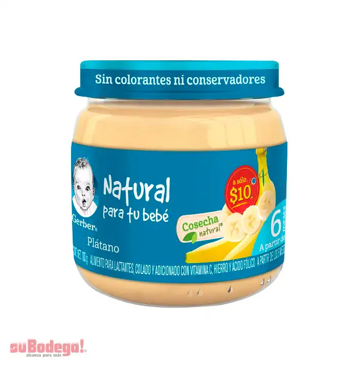 Gerber Colado Plátano Etapa 2 100 gr.