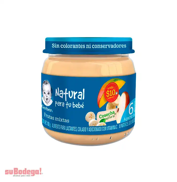 Gerber Colado Frutas Mixta Estapa 2 100 gr.