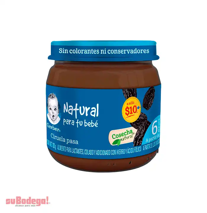 Gerber Colado Ciruela Pasa Etapa 2 100 gr.