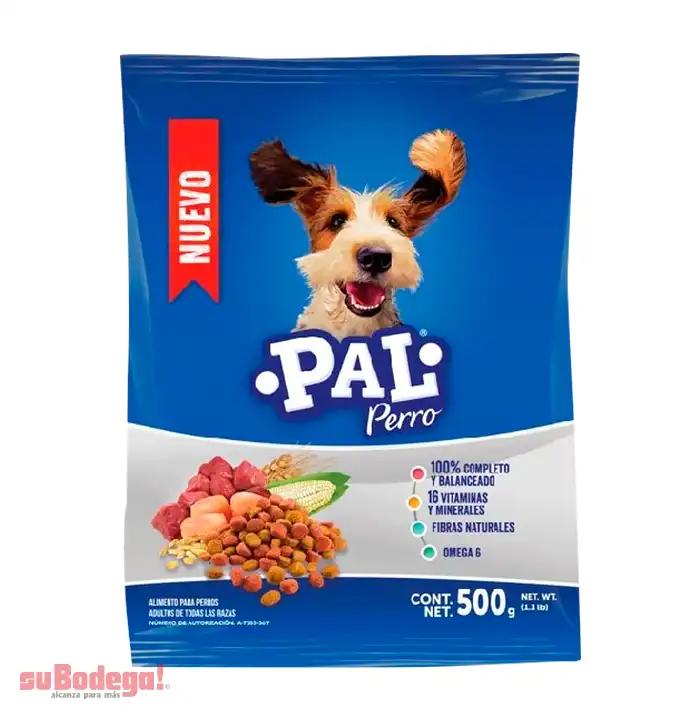 Alimento Pal Perro Adulto 500 gr. | suBodega! alcanza para más