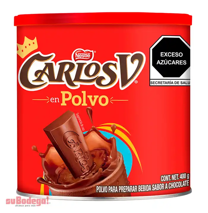 Chocolate Carlos V Polvo 400 gr.