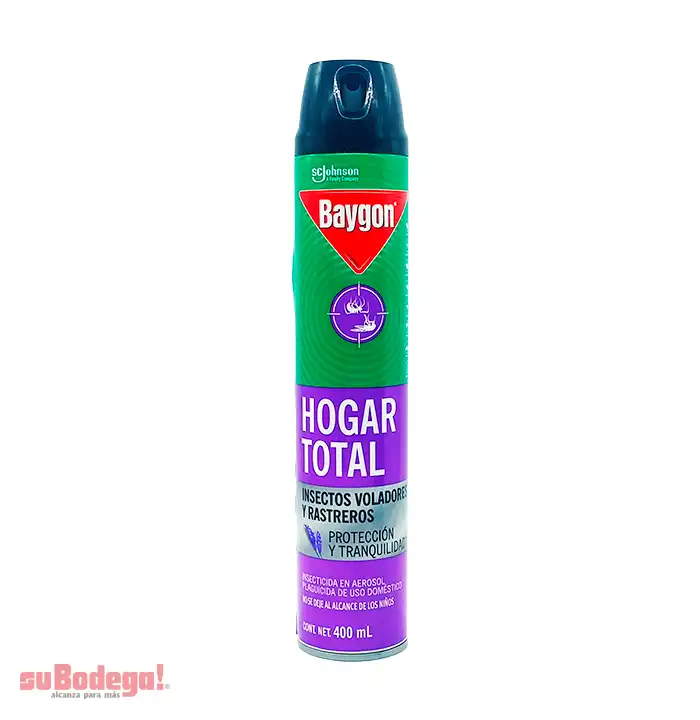 Insecticida Baygón Hogar Total Aerosol 400 ml.