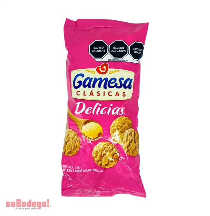 Galletas Gamesa Delicias 138 gr.