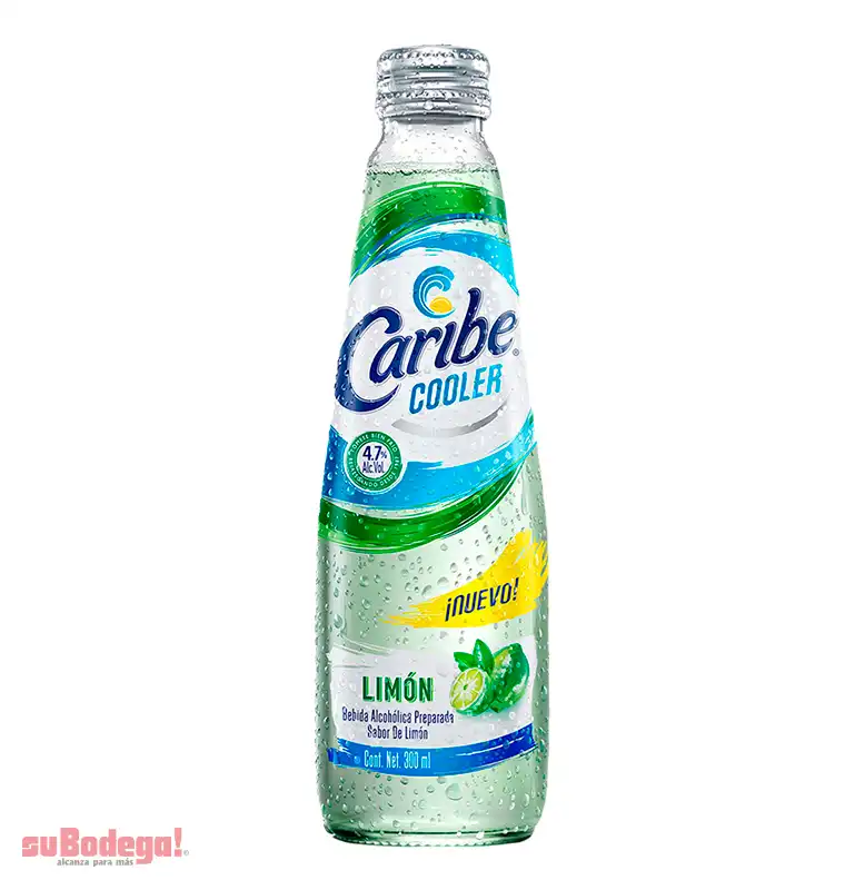 Bebida Caribe Cooler Limón 300 ml.