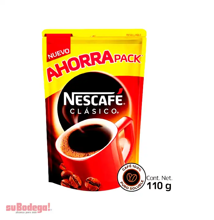 Café Nescafé Clásico Doy Pack 110 gr.