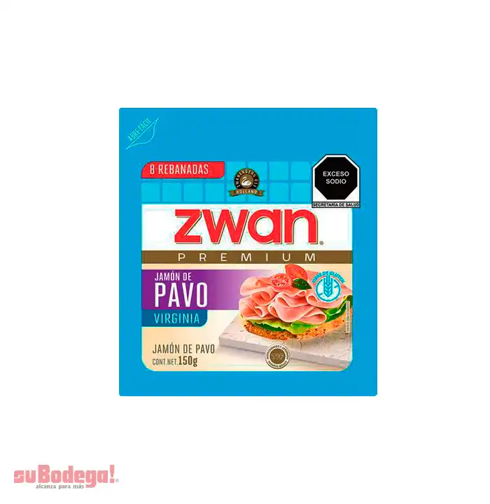 Jamón de Pavo Virginia Zwan 150 gr.