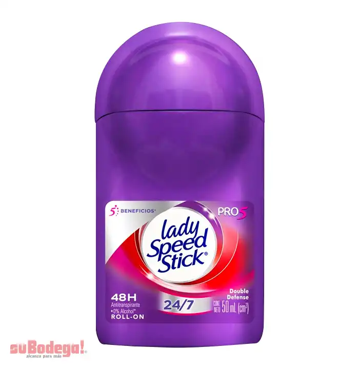 Desodorante Lady Speed Stick Pro 5 Roll On 50 ml.