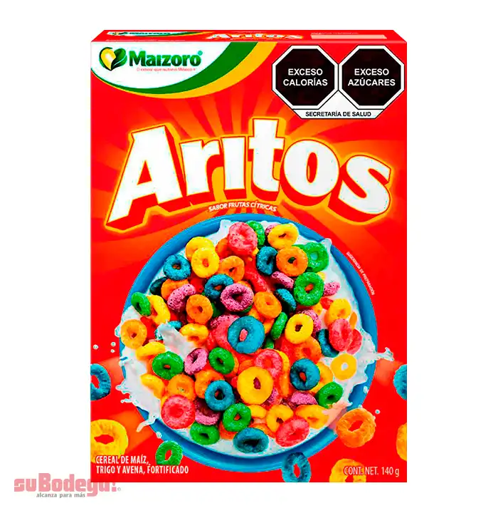 Cereal Maízoro Aritos de Fruta 140 gr.